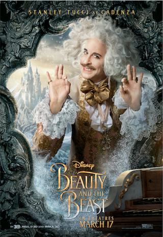 Stanley Tucci stole his costumes from the Hunger Games and said, “Like this, but more.”